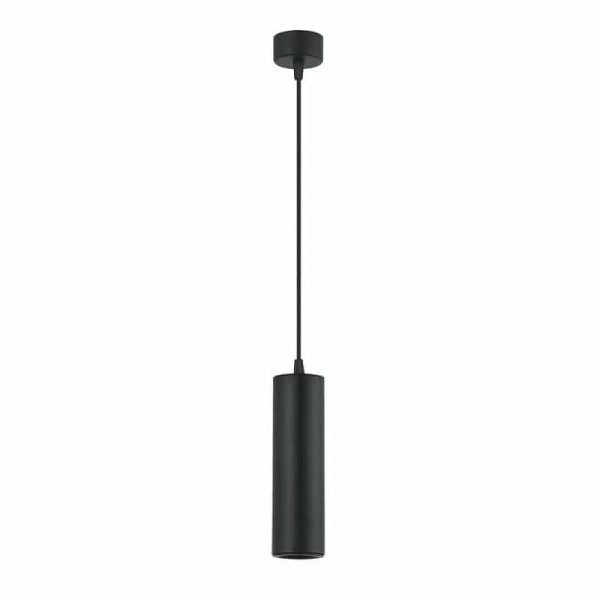 Colgante Cilindro Metal Negro