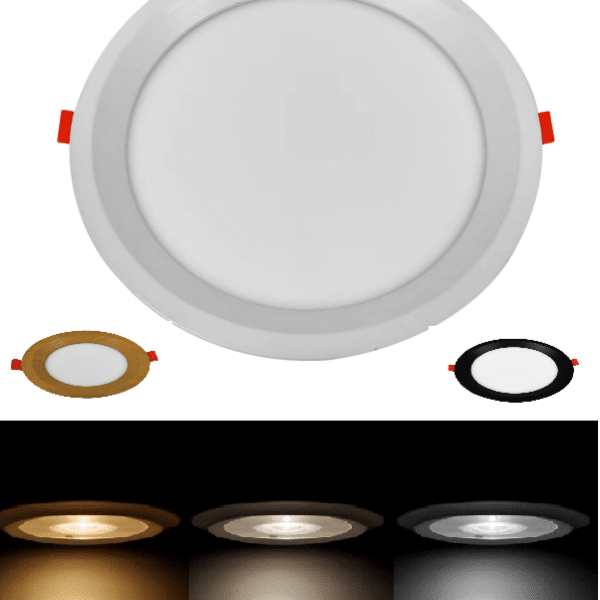 Empotrable Led 22W Redondo Aluminio Corte 200