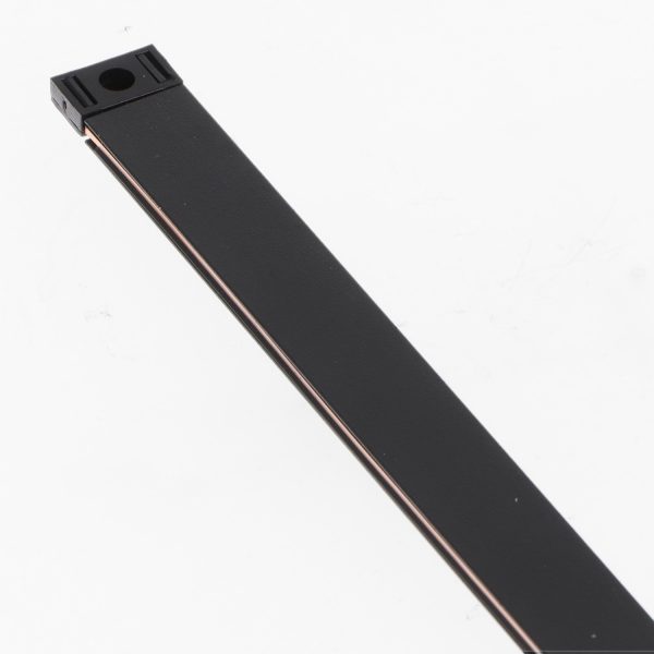 Carril Magnético 5Mm - 2 Metros - Negro Mate