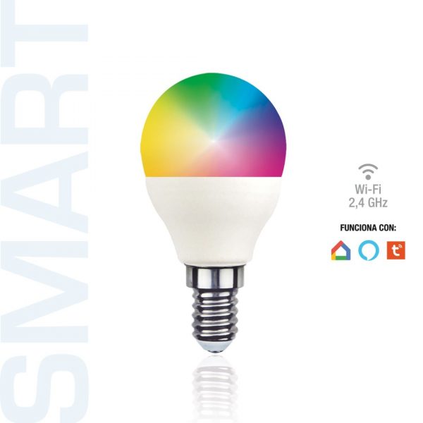 Bombilla Led Rgb-W E-14 WIFI ALEXA/GOOGLE/TUYA