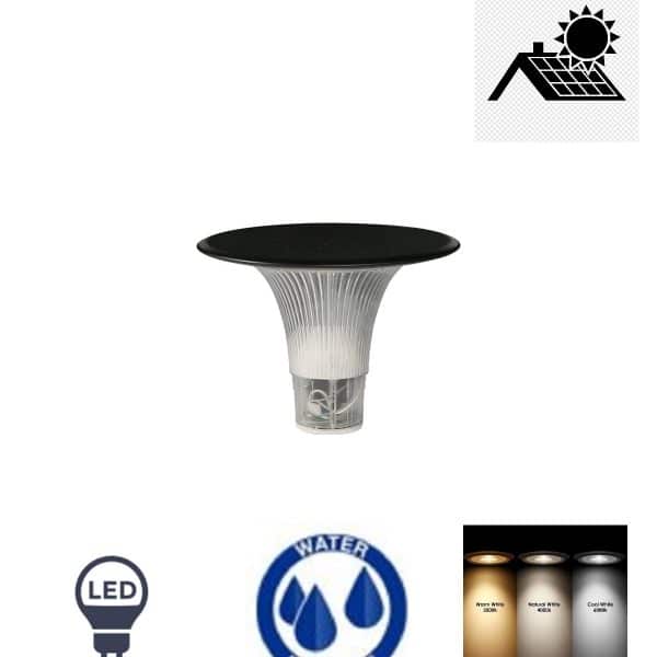 Cabeza de Farola Solar TiendadeLed  15W Con Sensor de Moviemto y Crespucular