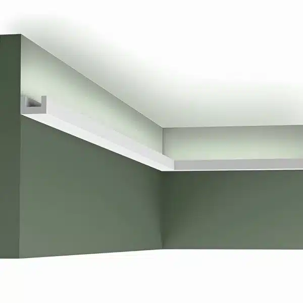 Perfil Pared Moldura Sintetica Blanca 2000mm
